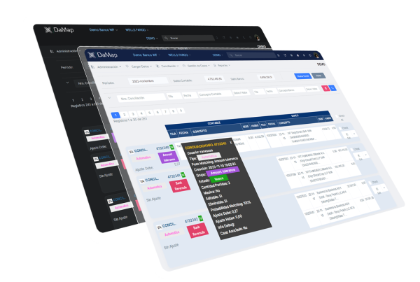 Los errores más comunes de la conciliación bancaria se resuelven con DaMap